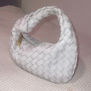 Copy - BOttega Venetra white handbag